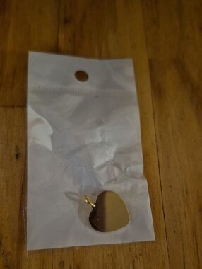 Plunder Gold Heart Pendant Charm - Women Accessories